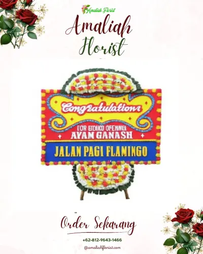 Bunga Papan Congratulation di Berkas